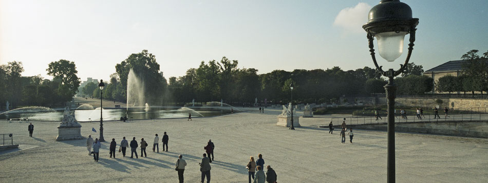 Mercredi 12 septembre 2007, jardin des Tuileries, à Paris.