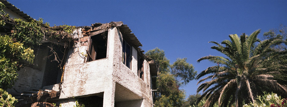 Samedi 2 août 2008, les ruines de la "Caravelle", val de l'Aygade, Héliopolis, île du Levant.