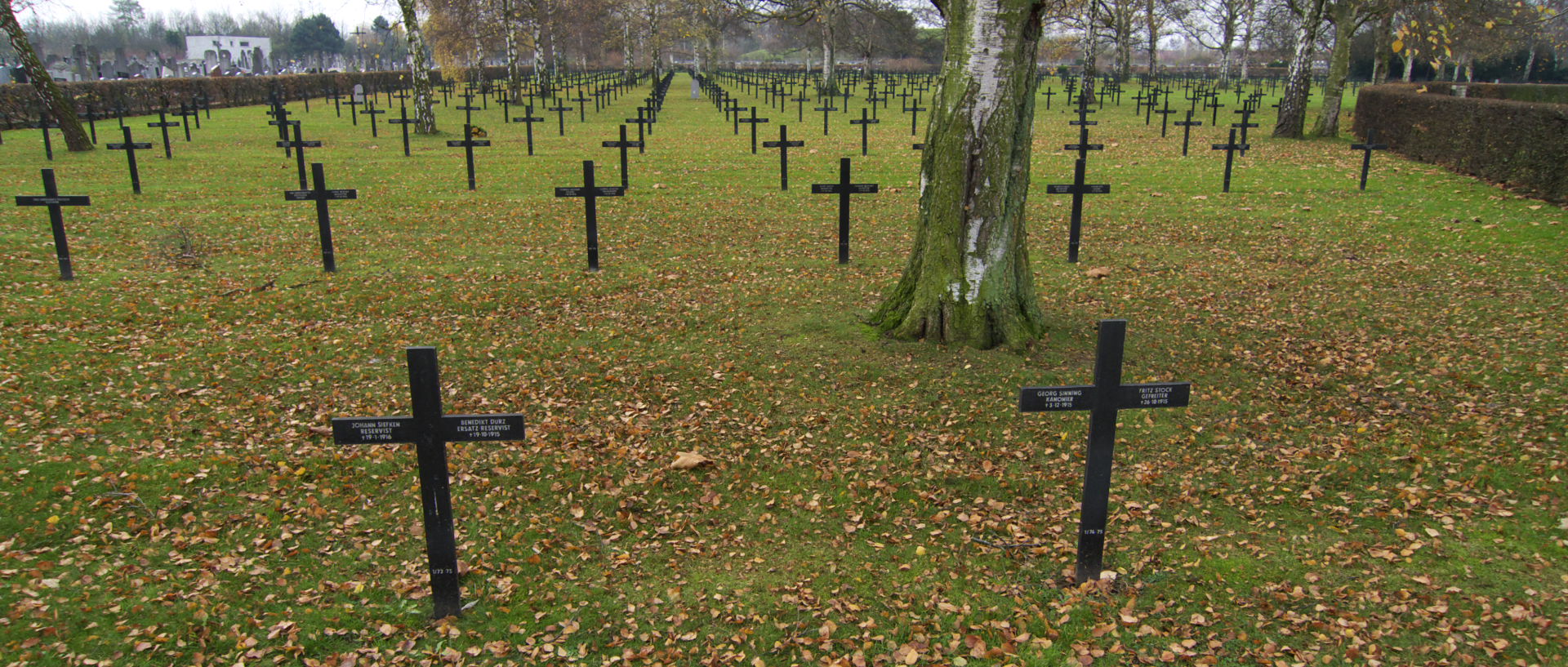 Samedi 29 novembre 2008, cimitère militaire allemand, rue Verlinghem, à Lambersart.