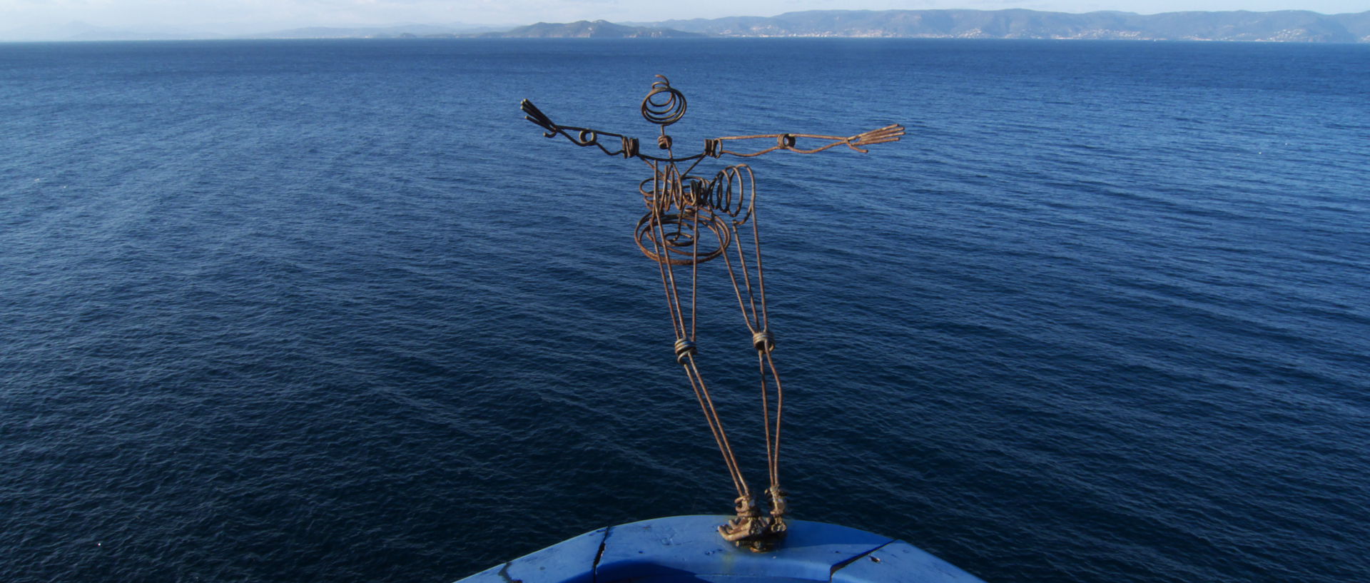 Samedi 3 janvier 2009, 15:50, statue de Frets, hôtel le Ponant, île du Levant.
