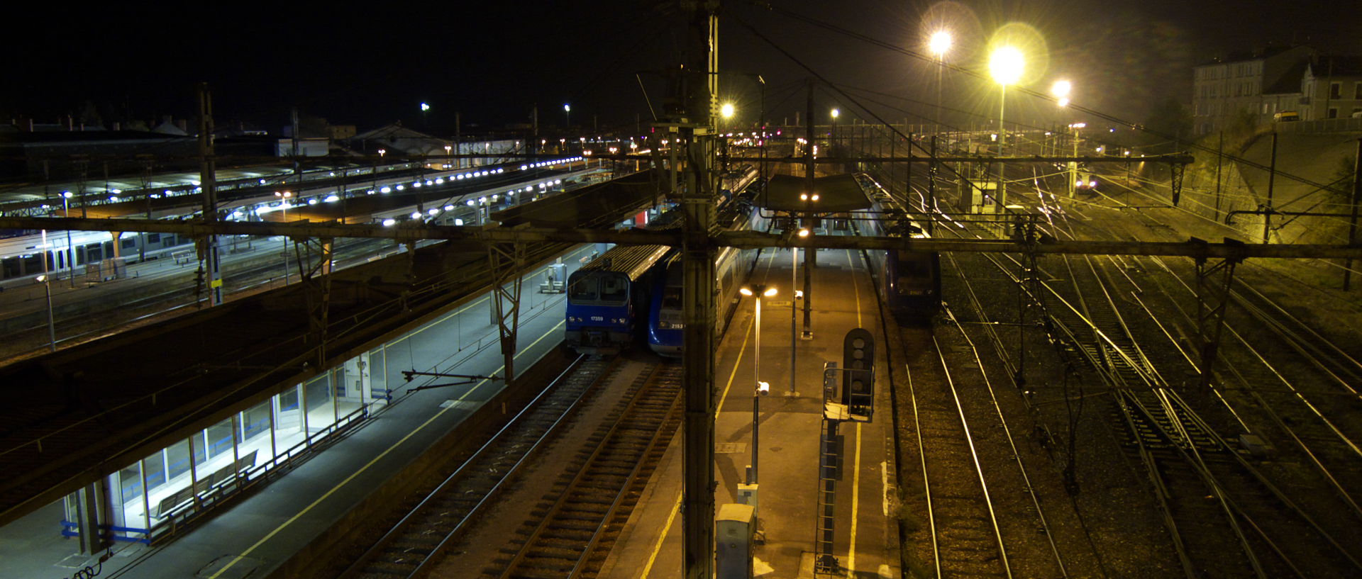 Photo de paysage urbain, Vierzon, la gare.