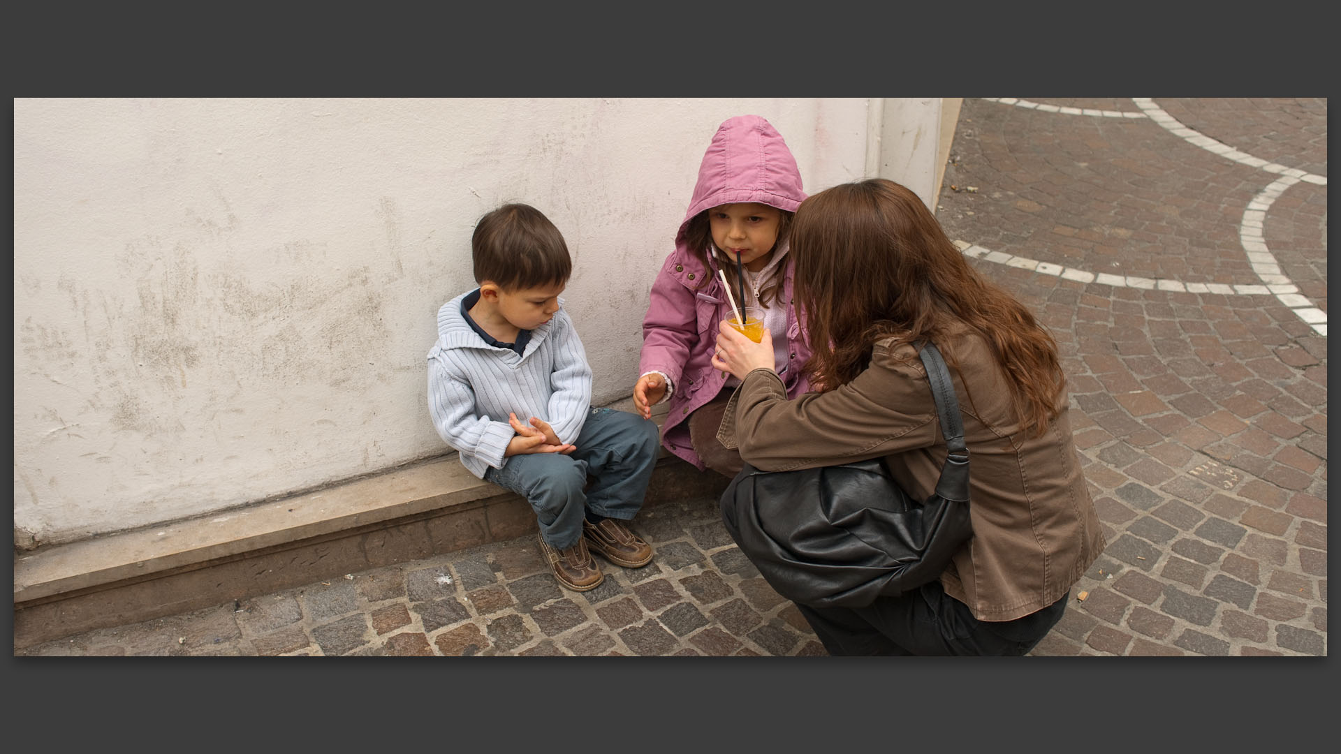Enfants, rue de Béthune, à Lille.