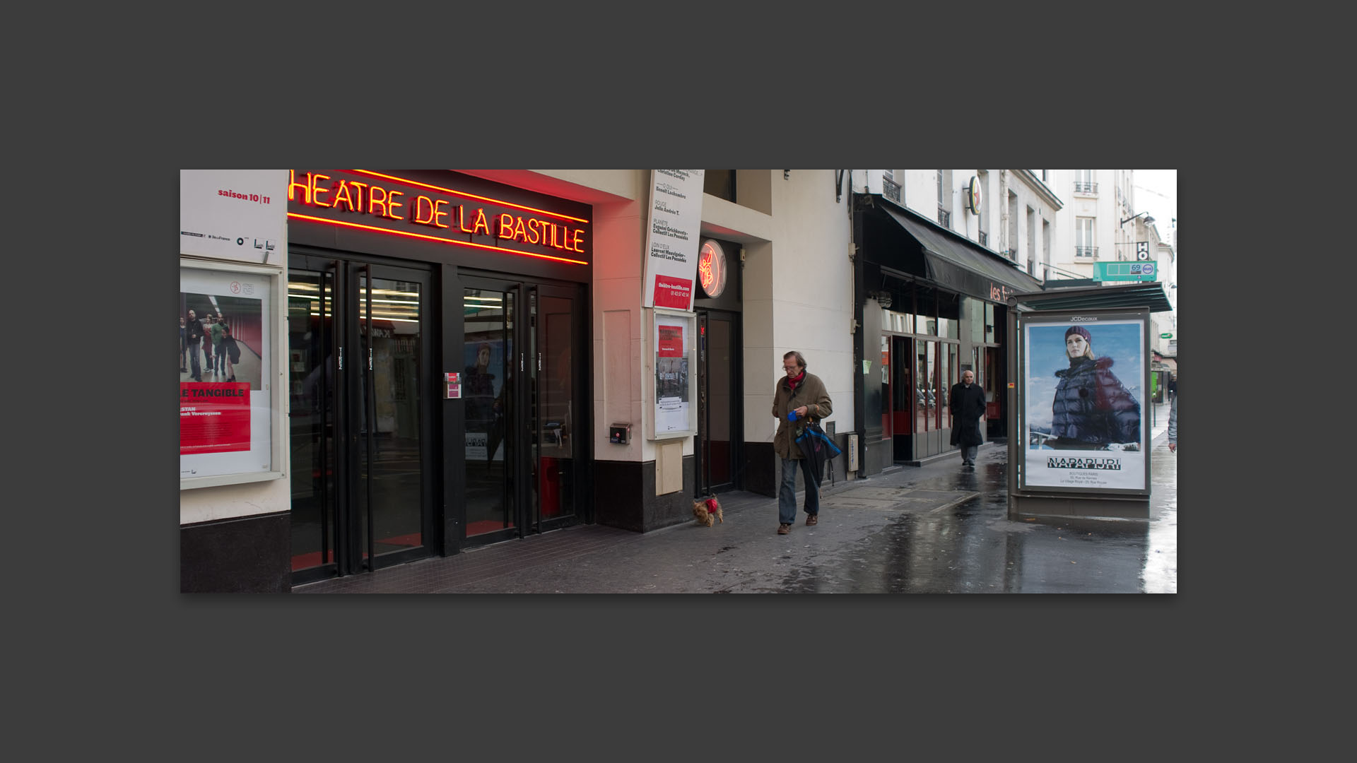 Le théâtre de la Bastille, rue de la Roquette, à Paris.