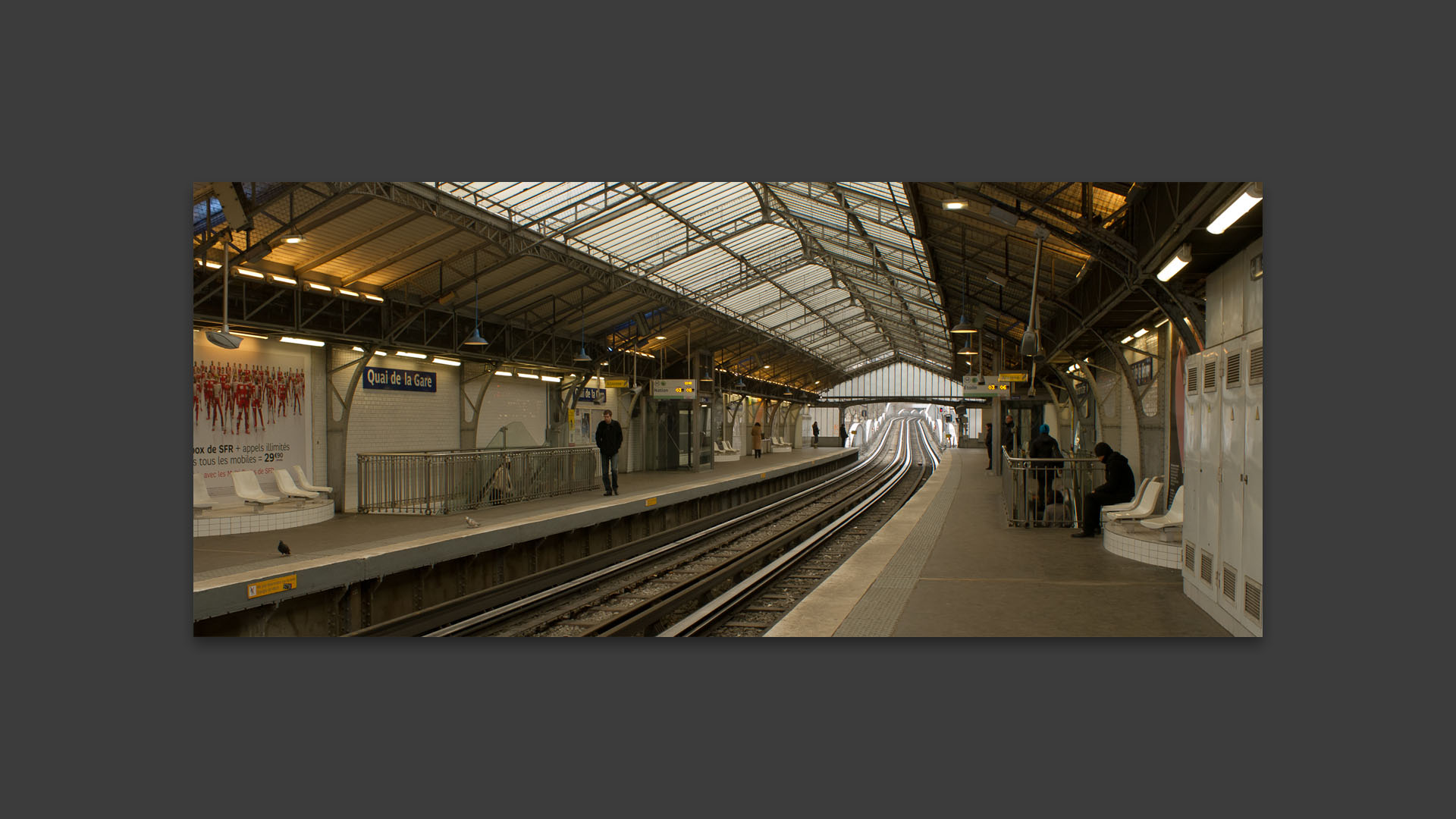 Station de métro Quai de la Gare, à Paris.