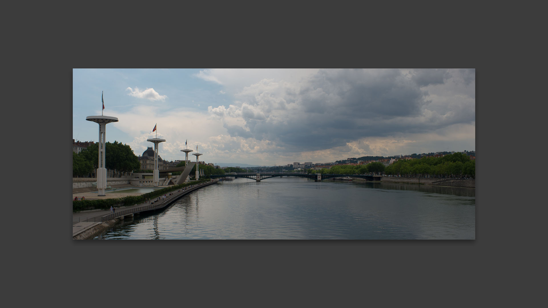 Le Rhône, à Lyon.