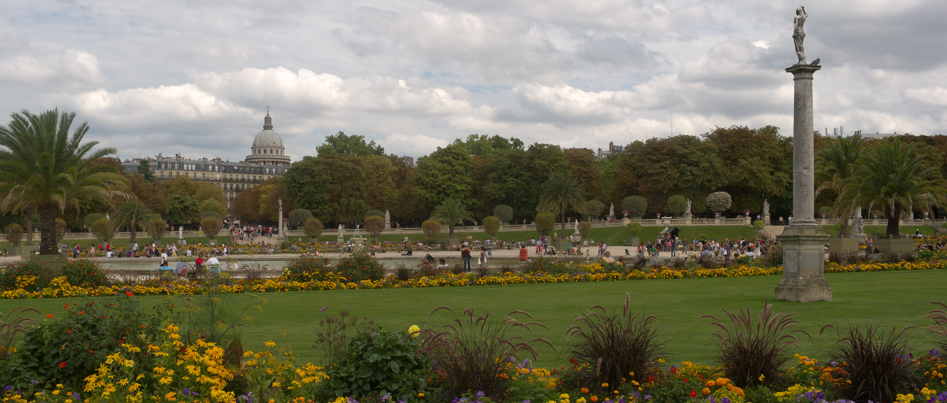 Le jardin du Luxembourg, à Paris.