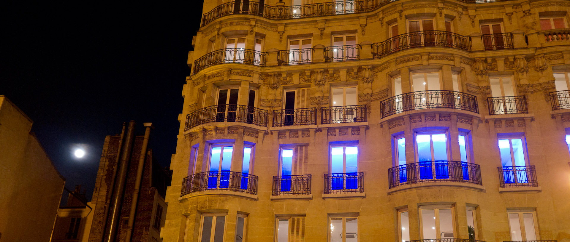 Immeubles, boulevard Pereire, à Paris.