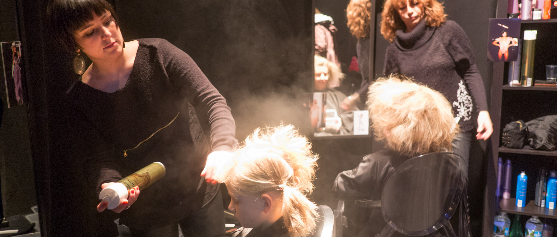 Salon de coiffure de Charlie Le Mingu au jardin des modes, faubourg des Postes, à Lille sud, dans le cadre de Fantastic.