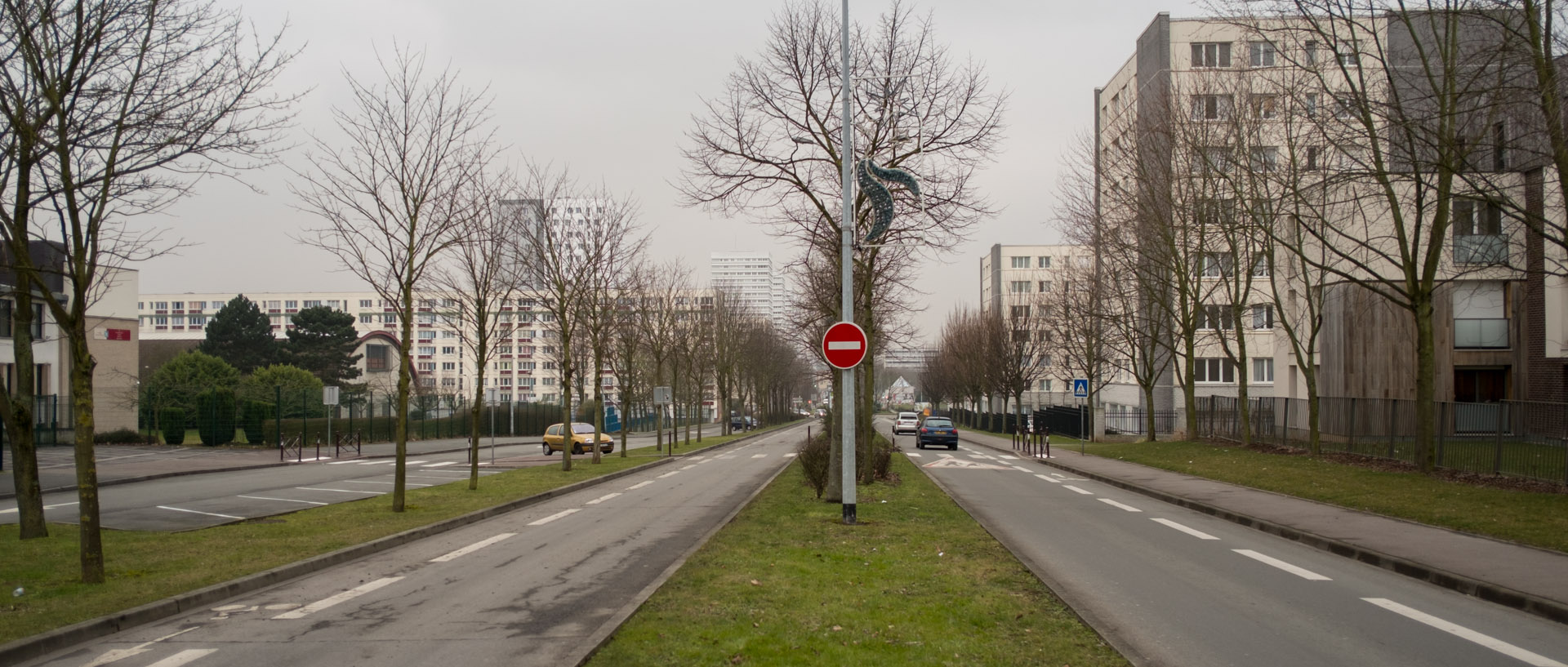Avenue du Chancelier-Adenauer, à Mons en Baroeul.