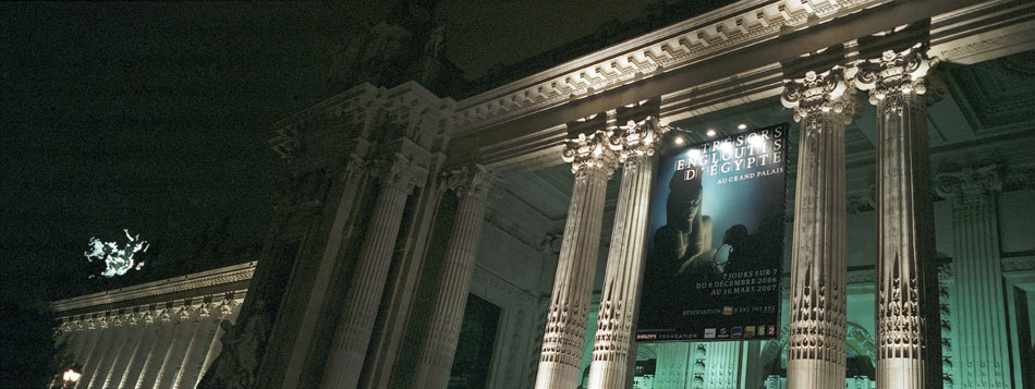 Jeudi 8 février 2007, le Grand Palais, à Paris.