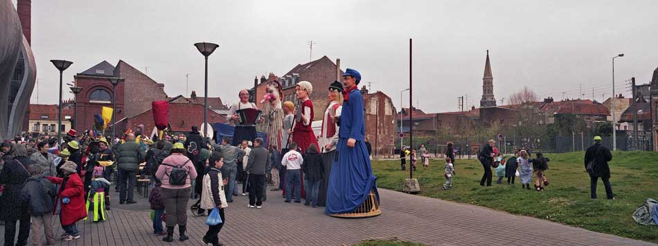 Samedi 15 mars 2008, le carnaval de Wazemmes pour les enfants, à la Maison Folie, à Lille.