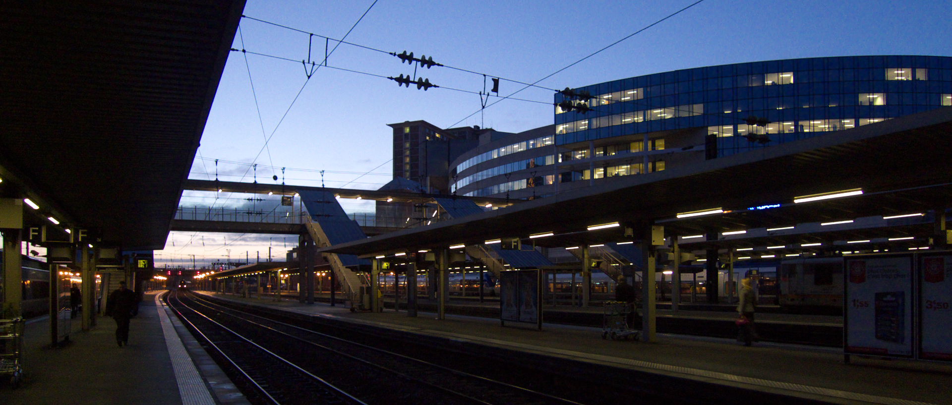 Mardi 20 janvier 2009, 8:10, gare de Lille Flandres.