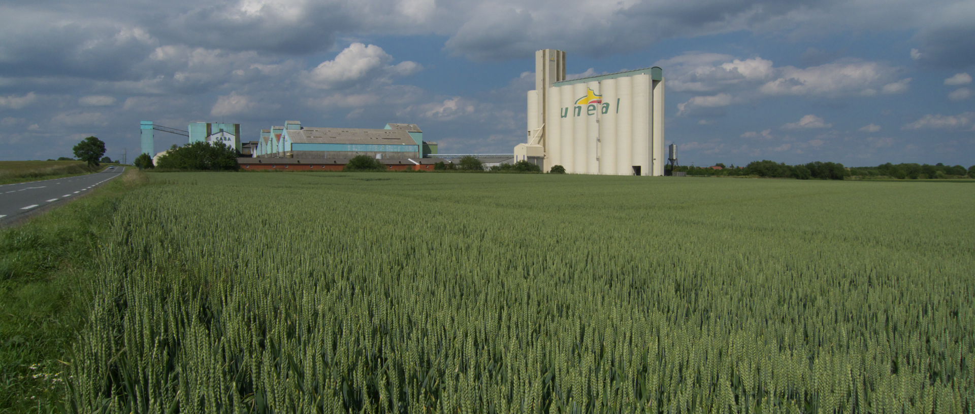 Photo de paysage industriel, Unéal, Mercatel, Pas de Calais.