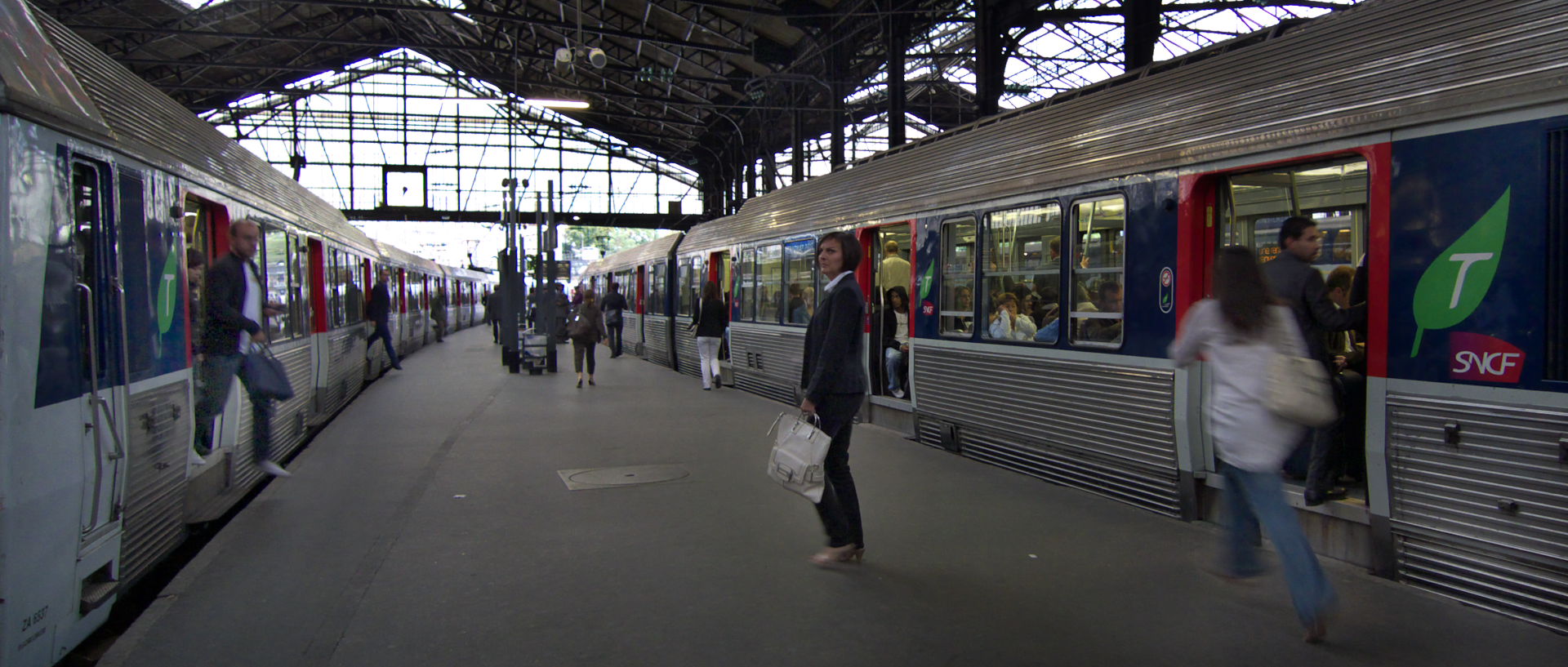 Photo gare Saint-Lazare, Paris.