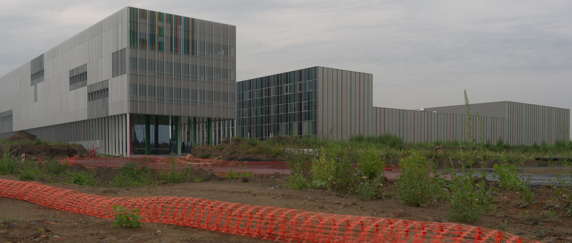 Le futur centre européen des textiles innovants, CETI, zone de l'Union, à Roubaix.