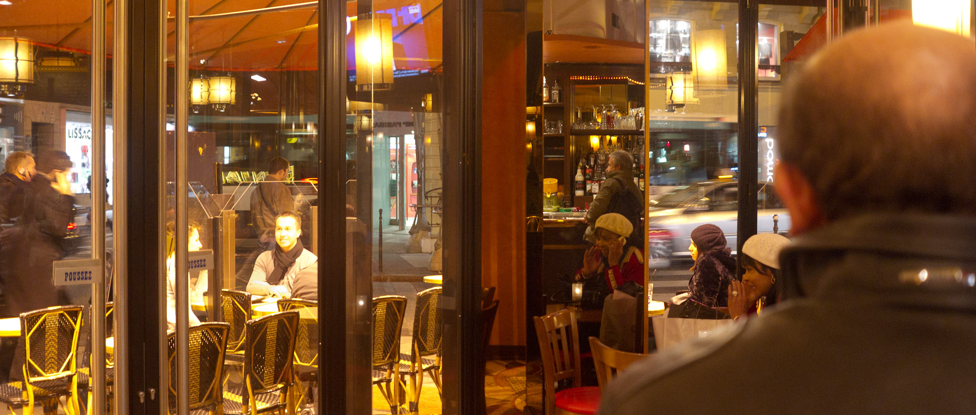 Brasserie, rue des Lavandières Sainte-Opportune, à Paris.