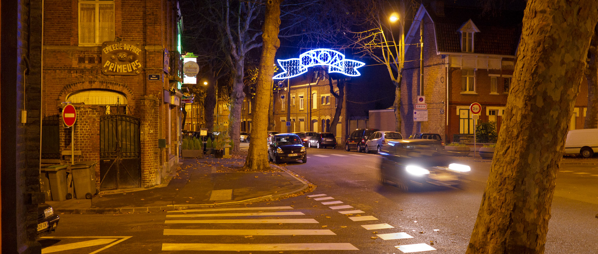 Avenue Edouard-Vaillant, à Croix.