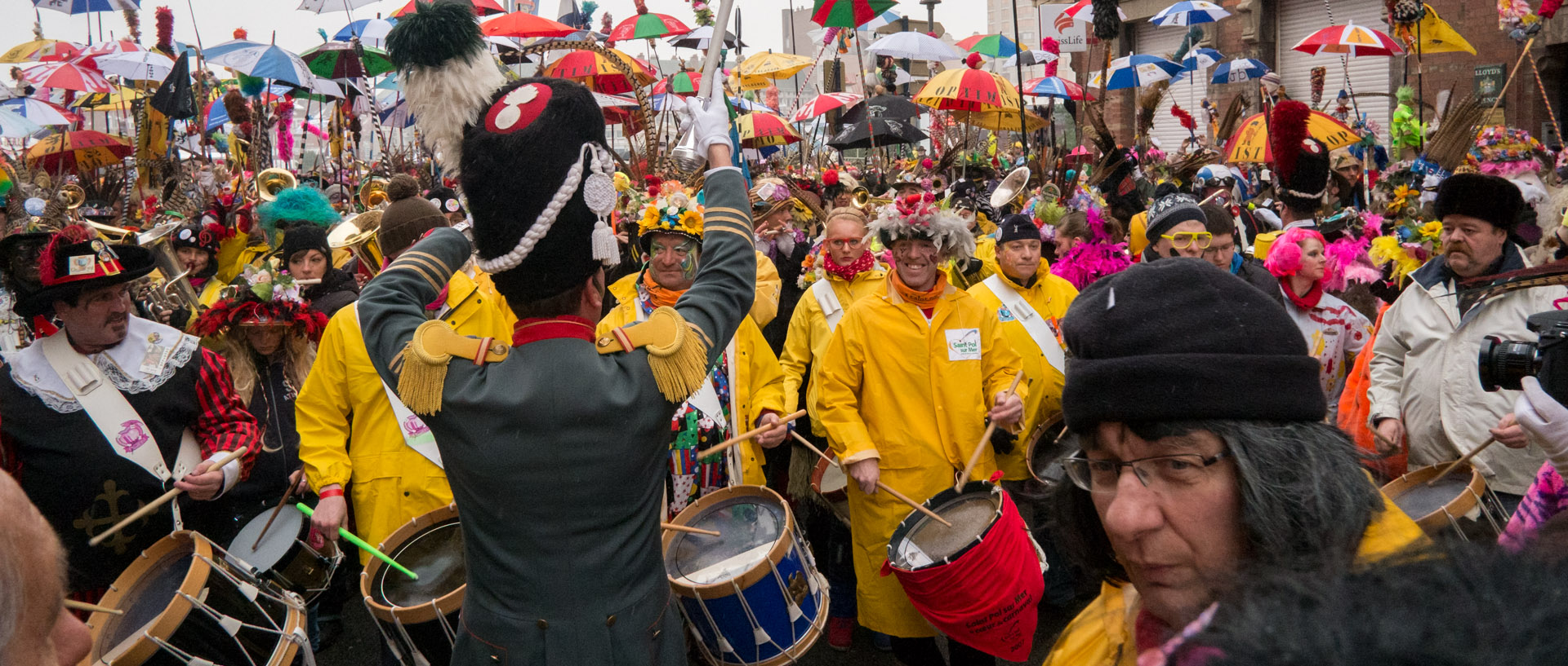 La bande de la Citadelle au carnaval de Dunkerque.