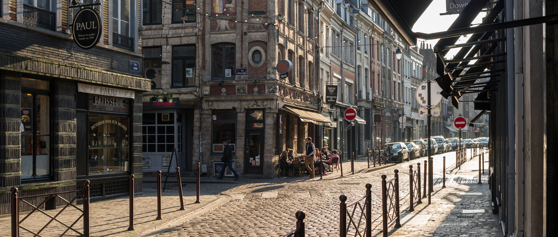 Rue Basse dans le Vieux Lille.